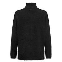 Gabriel Drop-Shoulder Mockneck Sweater