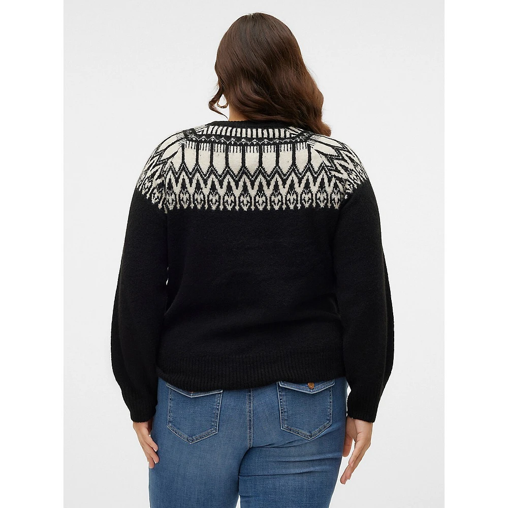 Plus Simone Fair Isle Sweater