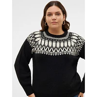 Plus Simone Fair Isle Sweater