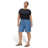Plus Eyelet-Detailed Organic Cotton T-Shirt