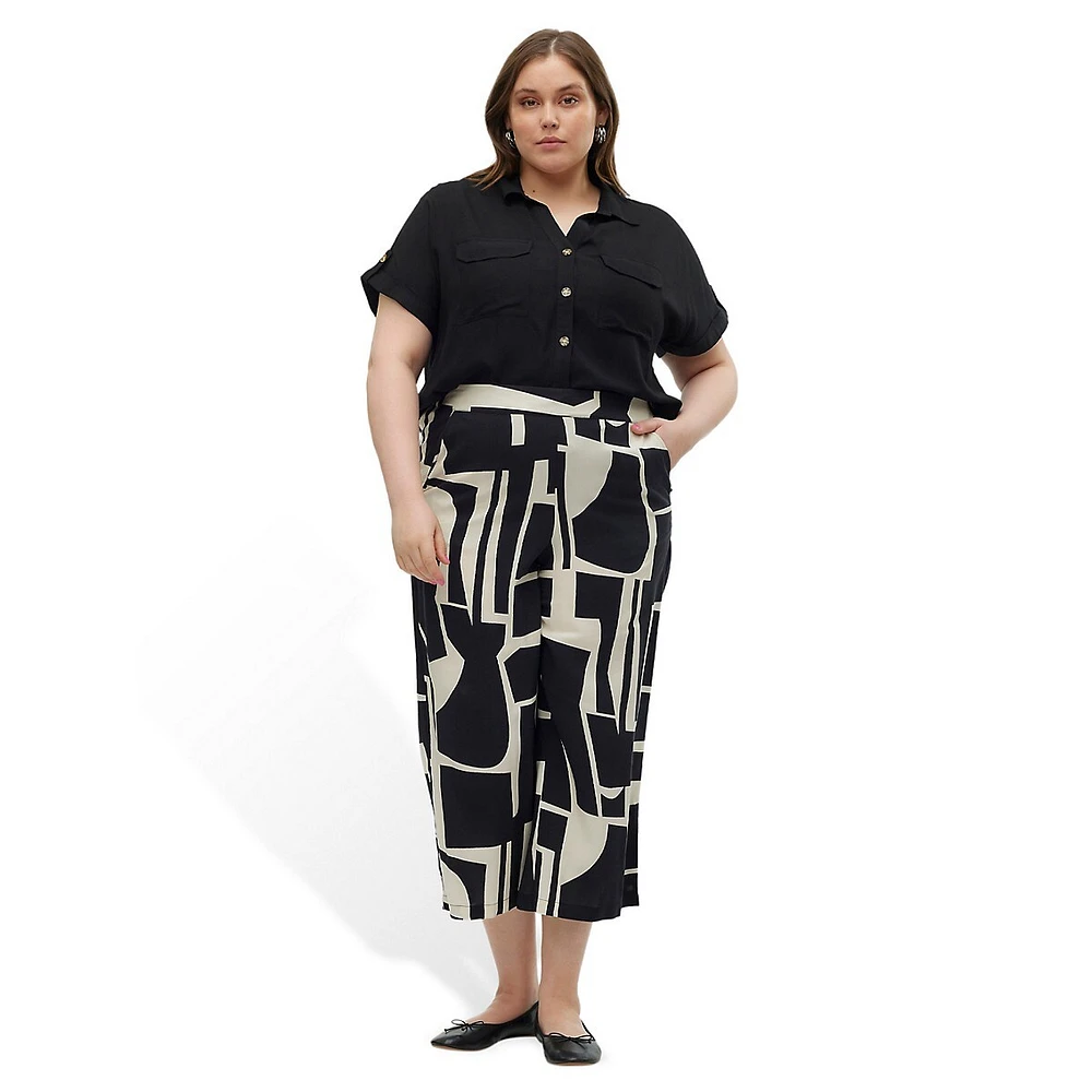 Plus Joy High-Rise Culottes