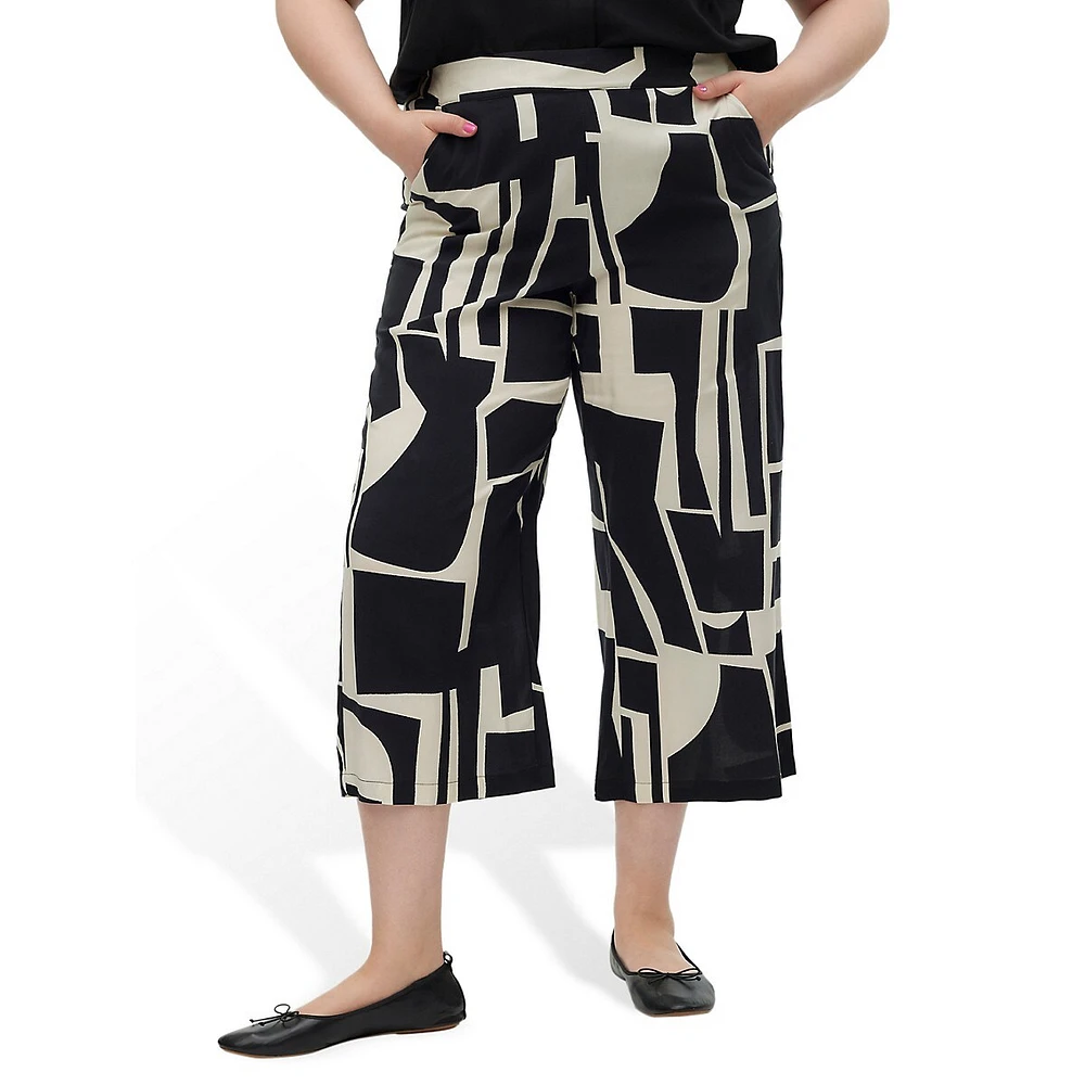 Plus Joy High-Rise Culottes