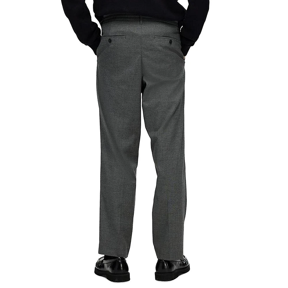 Leroy Pleated Tapered-Leg Pants