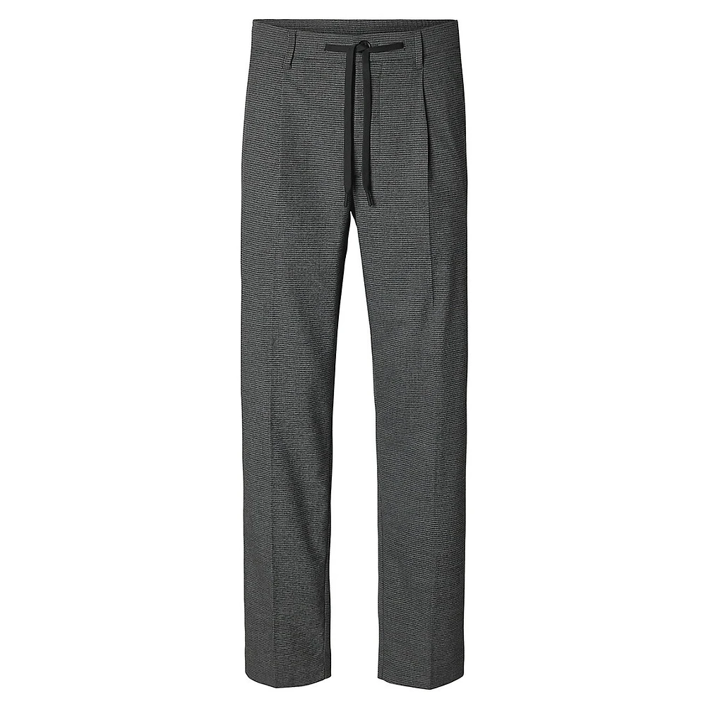 Leroy Pleated Tapered-Leg Pants