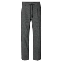 Leroy Pleated Tapered-Leg Pants