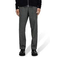 Leroy Pleated Tapered-Leg Pants