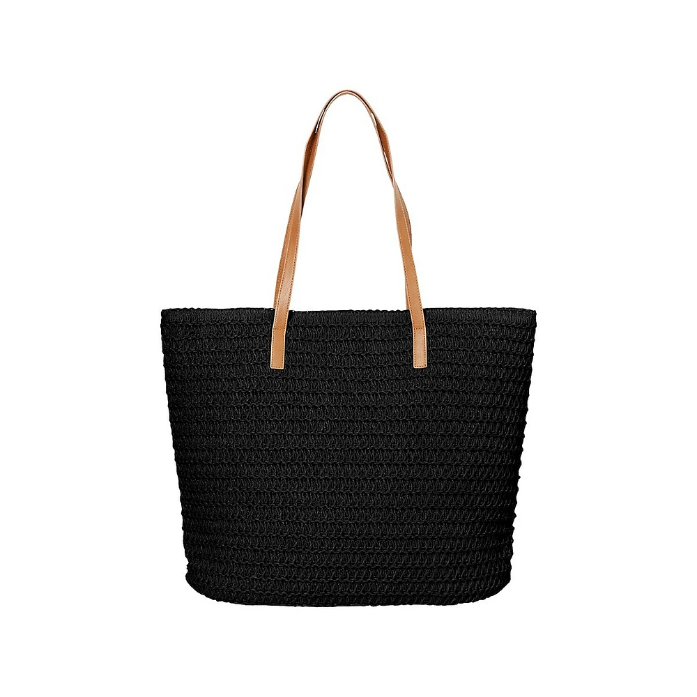 Oversized Straw Tote