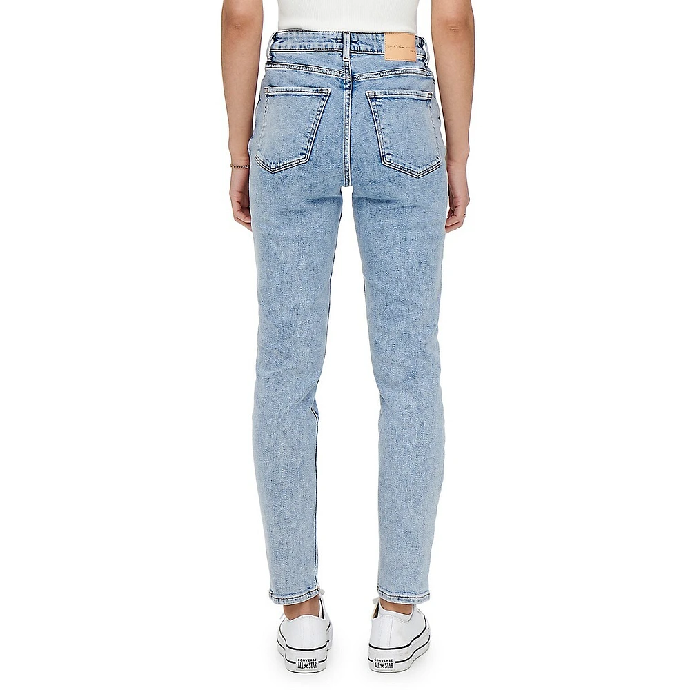 Emily High-Rise Straight Jeans