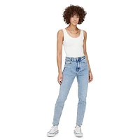 Emily High-Rise Straight Jeans