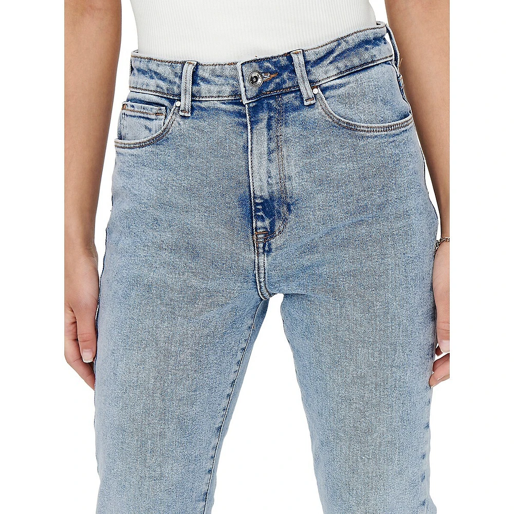 Emily High-Rise Straight Jeans