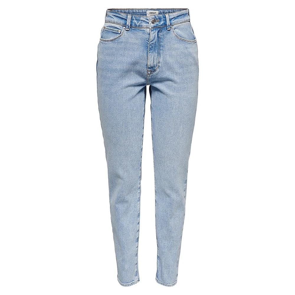 Emily High-Rise Straight Jeans