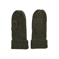 Women's Moella Ribbed-Knit Mittens