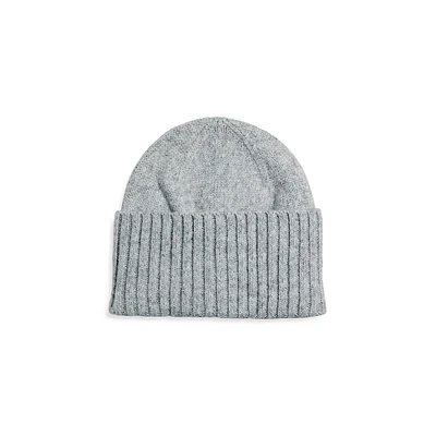 Mocca Ribbed-Cuff Toque