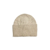 Mocca Ribbed-Cuff Toque