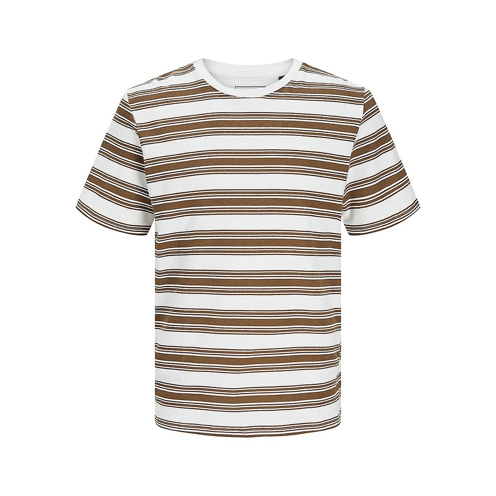 Simon Striped Crewneck T-Shirt