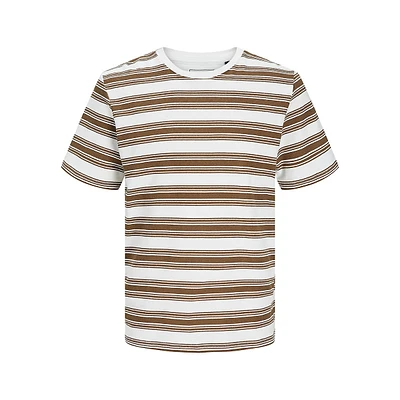 Simon Striped Crewneck T-Shirt