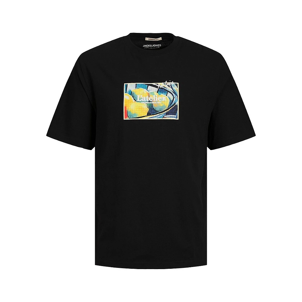 Noto Art Graphic Crewneck T-Shirt