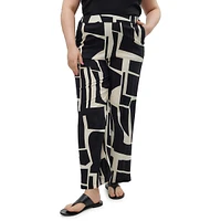 Plus Joy High-Rise Wide-Leg Pants