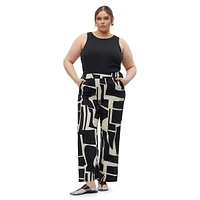Plus Joy High-Rise Wide-Leg Pants