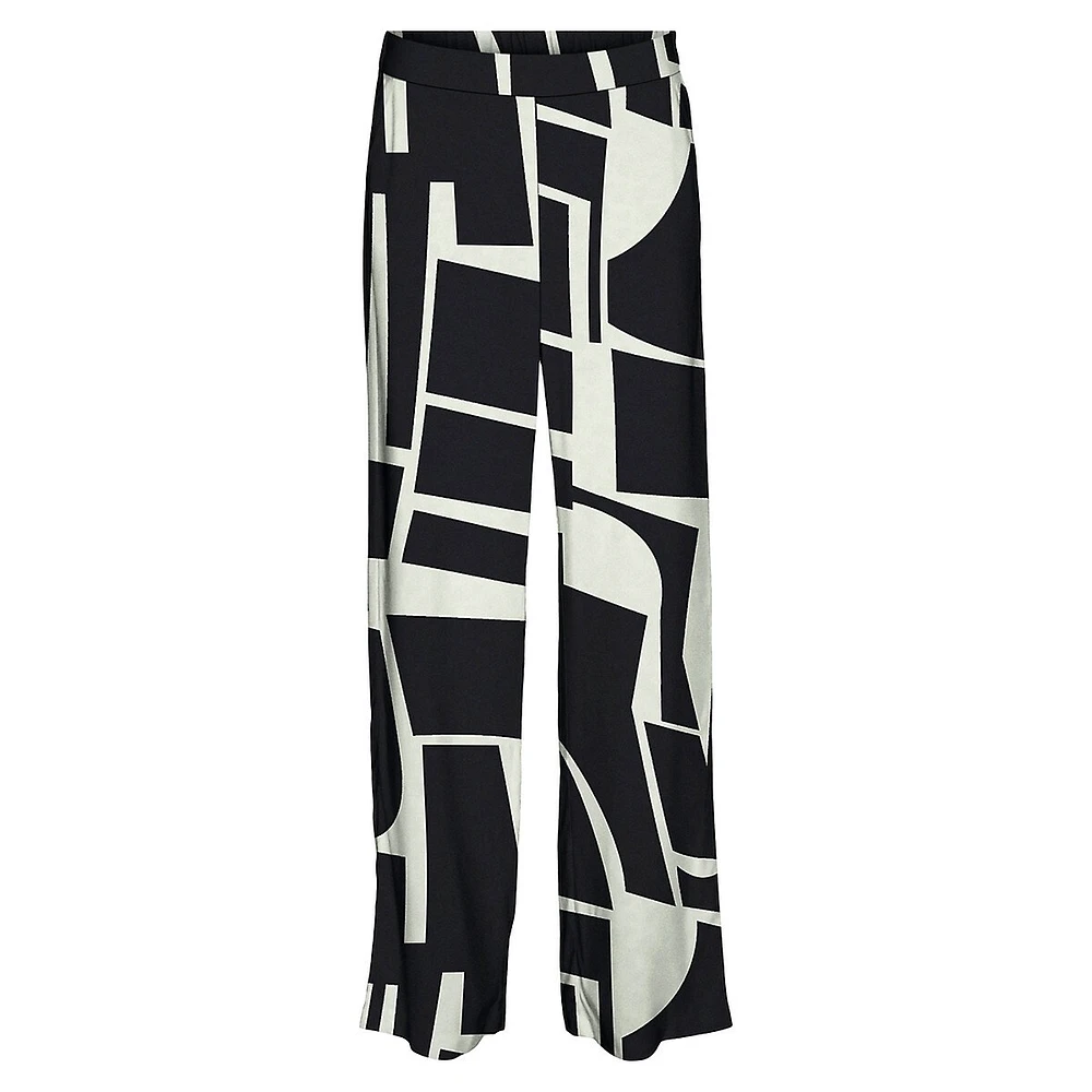 Plus Pantalon large à taille haute Joy