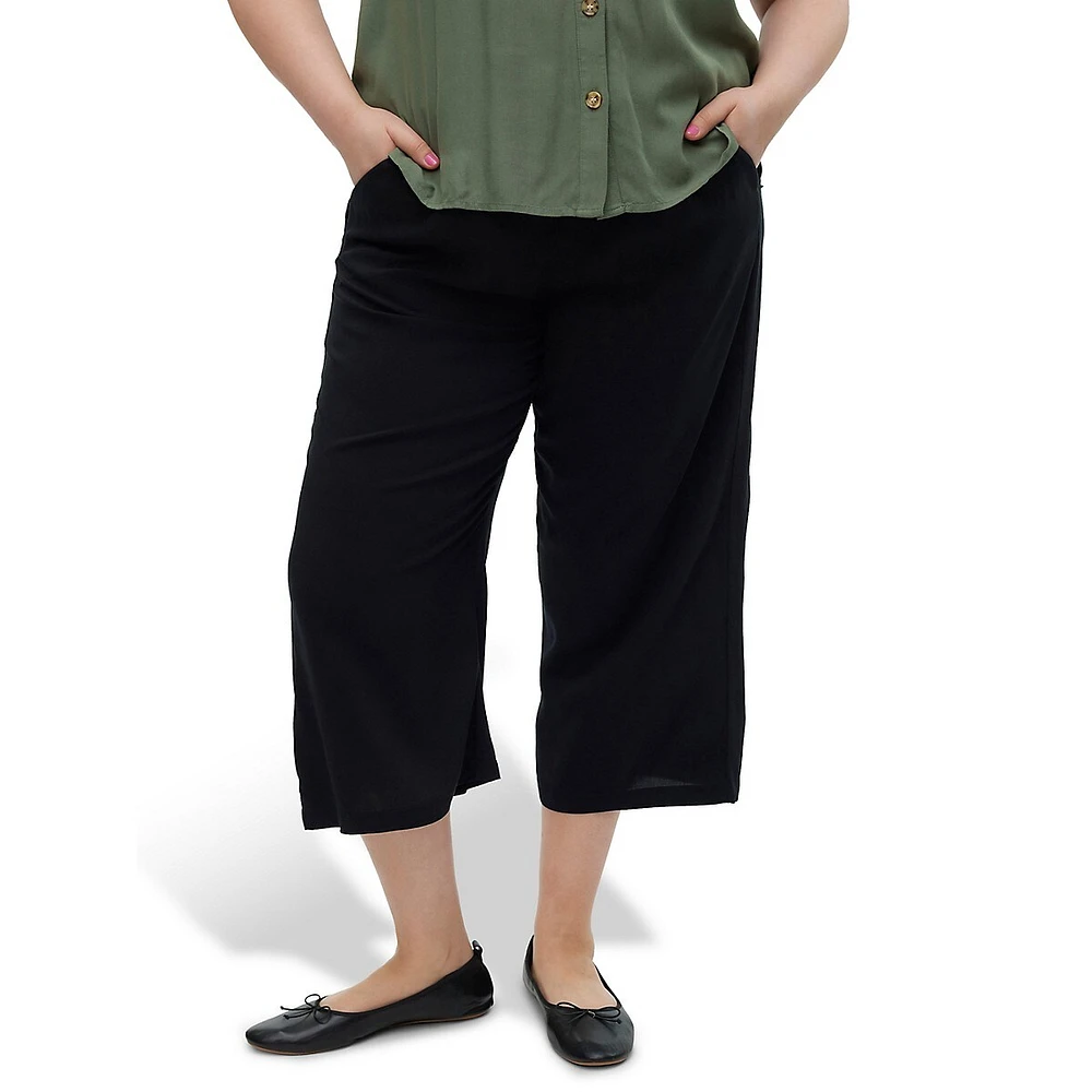 Plus Joy High-Rise Culottes