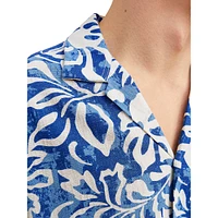 Blur Exton Relaxed-Fit Print Short-Sleeve Shirt