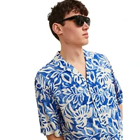 Blur Exton Relaxed-Fit Print Short-Sleeve Shirt