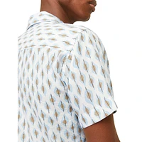 Lincoln Print Short-Sleeve Resort Shirt