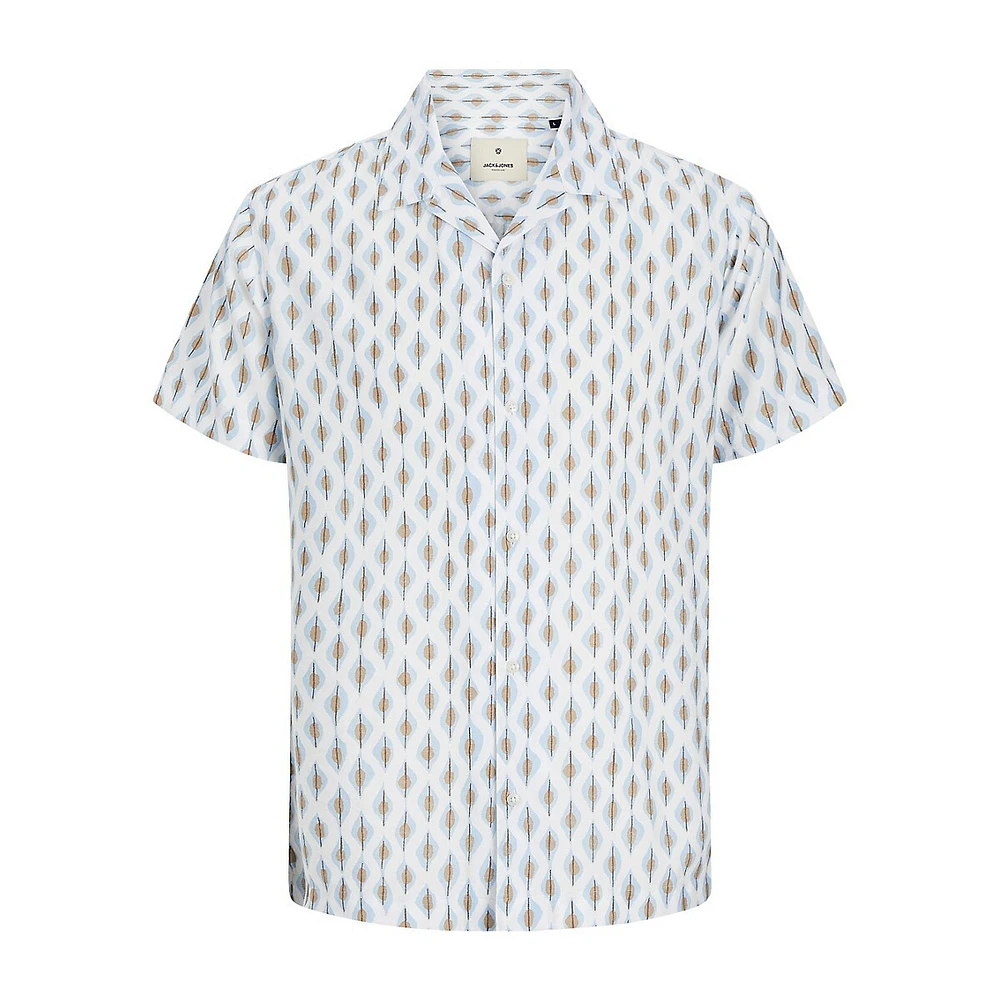 Lincoln Print Short-Sleeve Resort Shirt