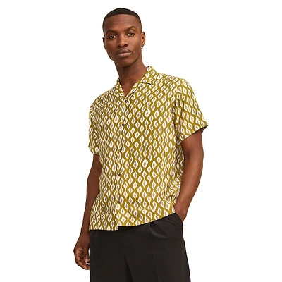 Lincoln Print Short-Sleeve Resort Shirt