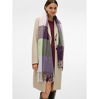 Ellen Colourblock Fringed Scarf