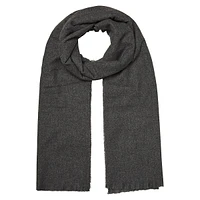 Andrea Classic Fringed Long Scarf