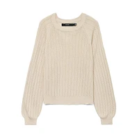 Newlexsun Balloon-Sleeve Sweater