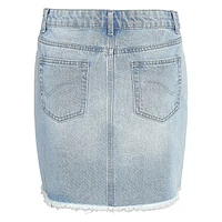 Millie Distressed Denim Mini Skirt