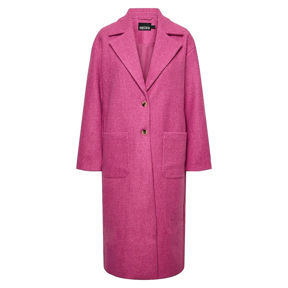 Jili Single-Breasted Long Coat