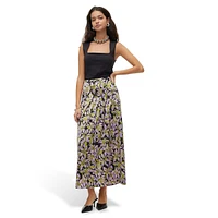 Floral Midi Skirt