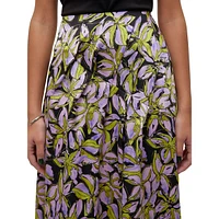Floral Midi Skirt
