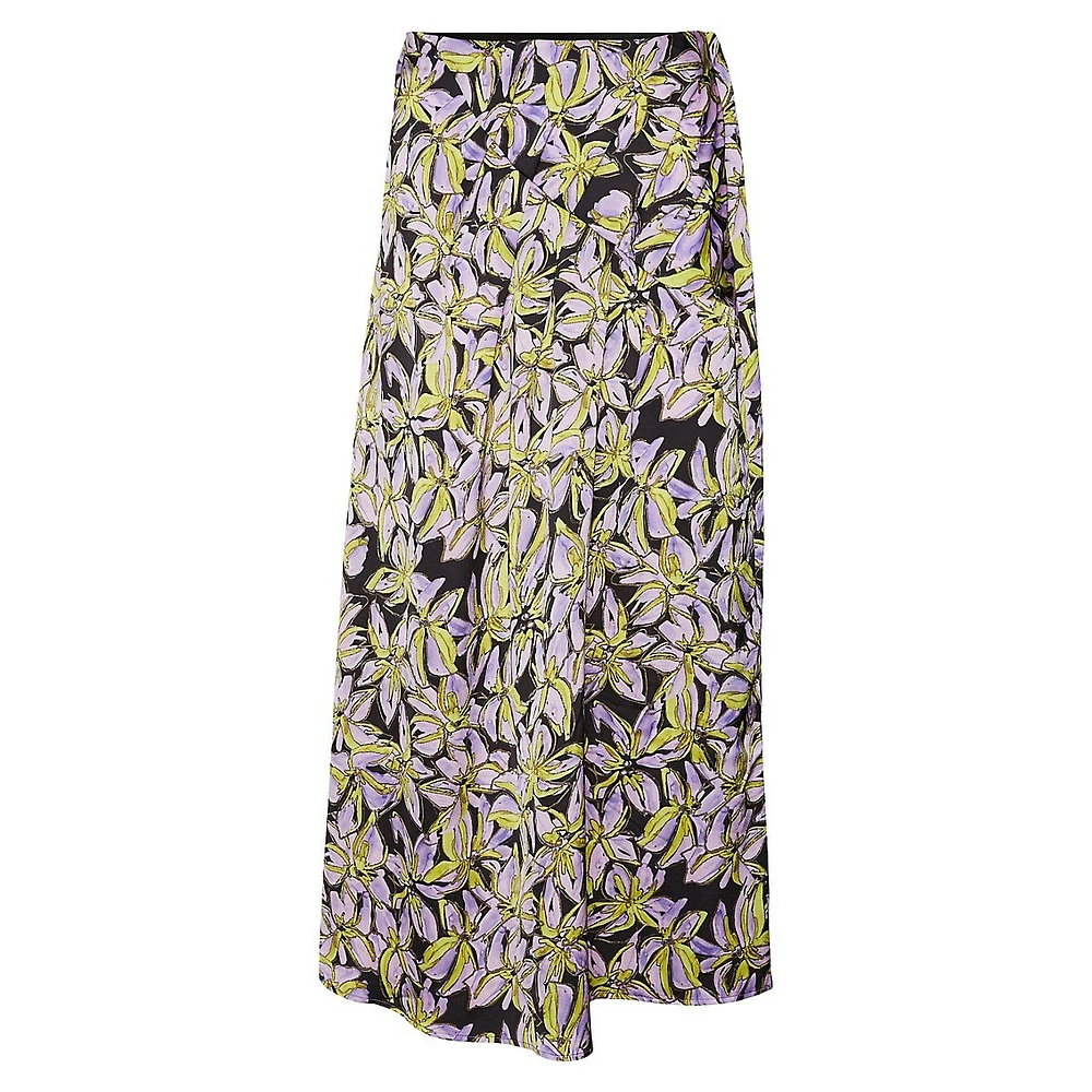 Floral Midi Skirt