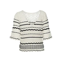 Minou Pointell Knit Top