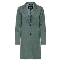 Sedona Two-Button Mélange Lapel Coat