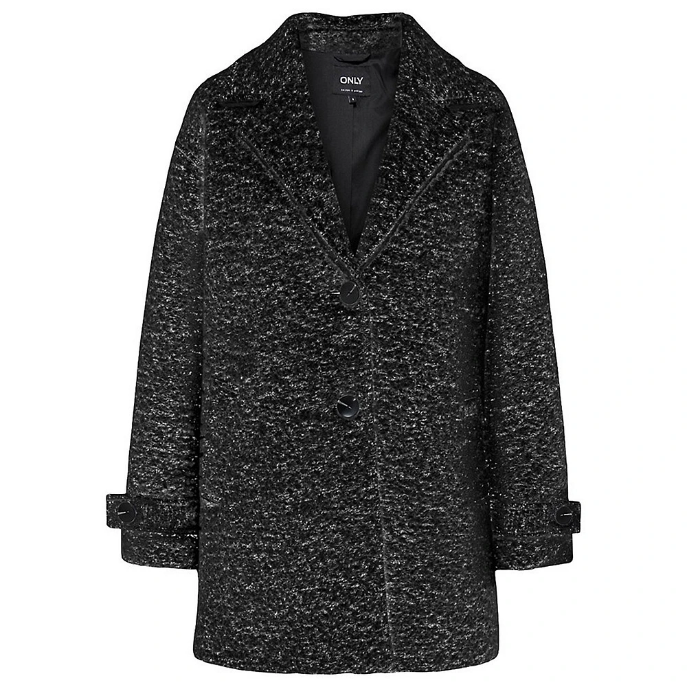 Touch of Wool Bouclé Car Coat