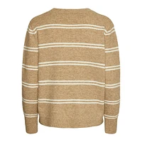 Olivia Balanced-Stripe Sweater