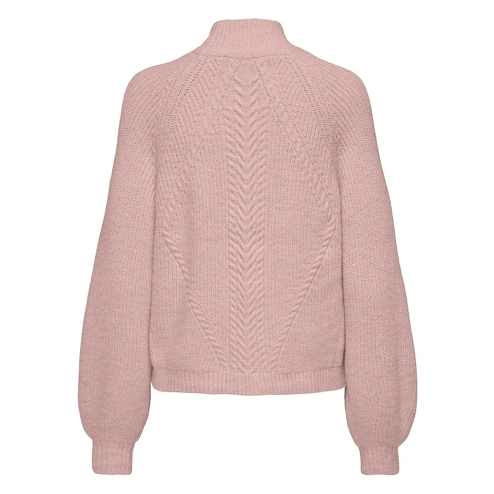 Katia Mockneck Novelty-Knit Sweater