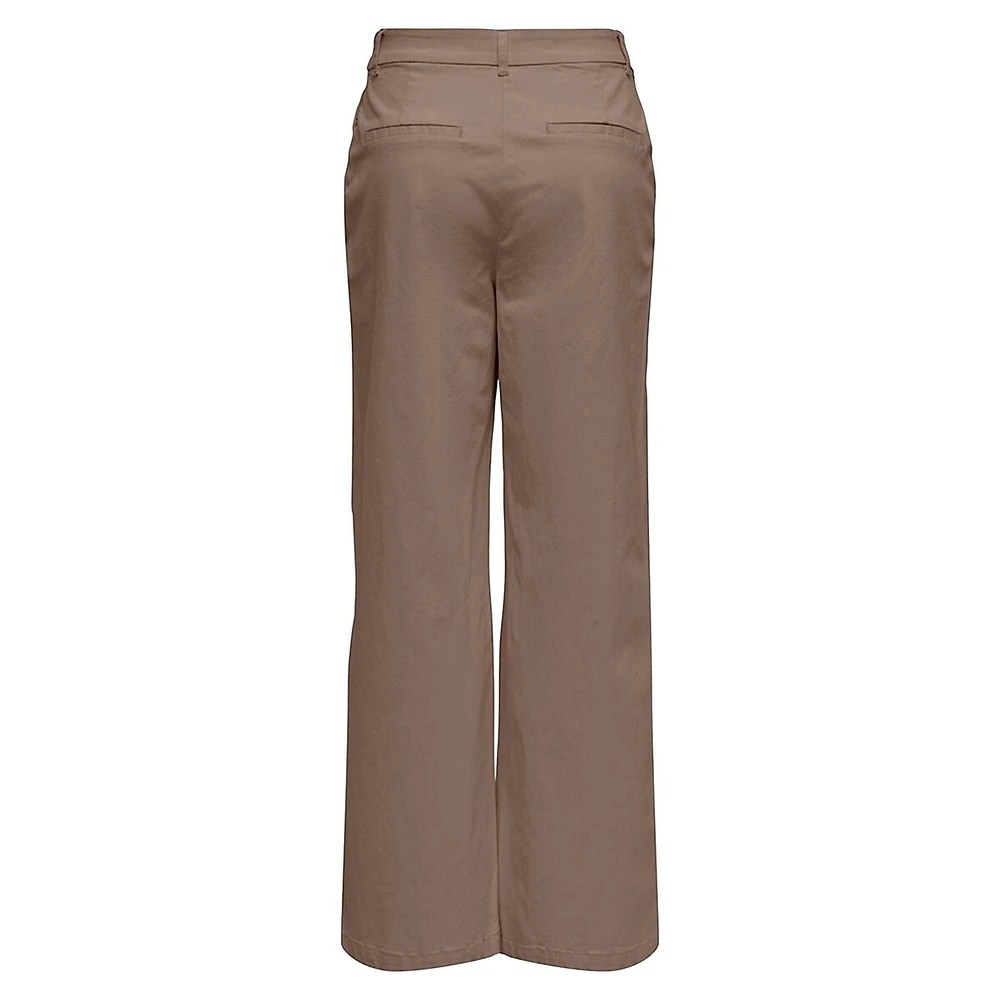 Stella Pleated Wide-Leg Pants