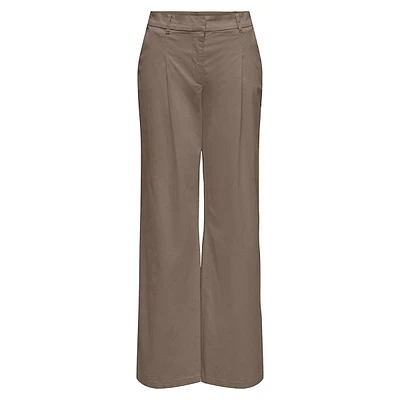 Stella Pleated Wide-Leg Pants