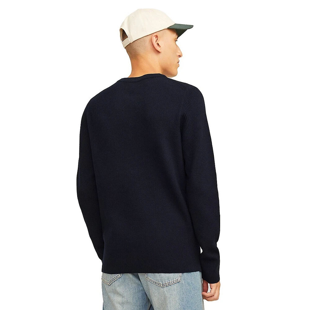 Rib-Knit Sweater
