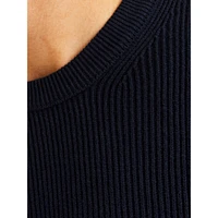 Rib-Knit Sweater