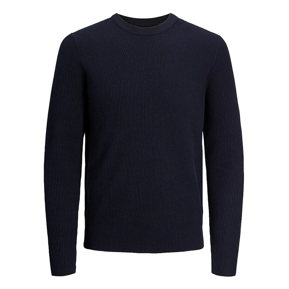 Rib-Knit Sweater