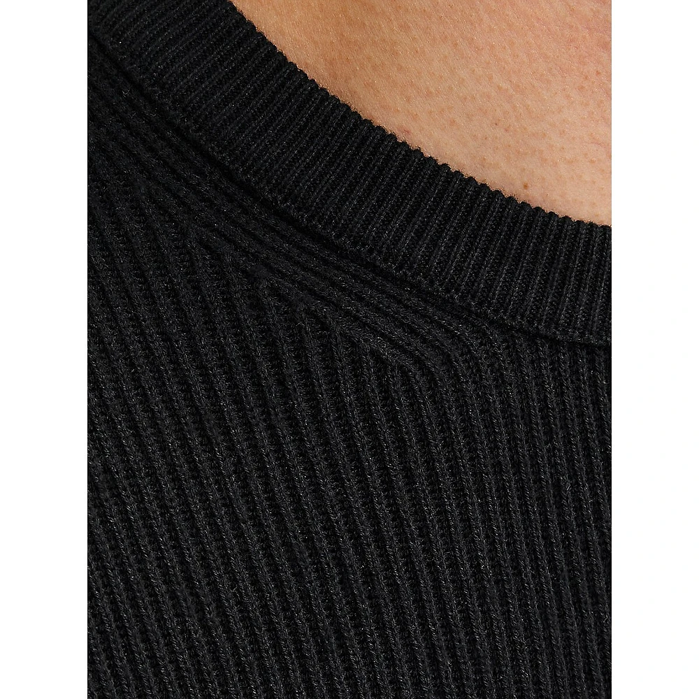 Rib-Knit Sweater