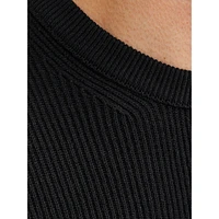 Rib-Knit Sweater